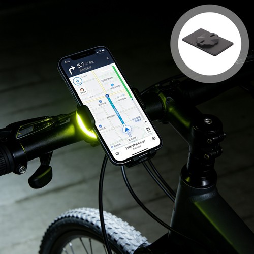 Reusable bike phone - phone, holder